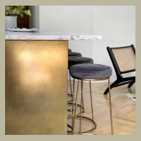 Kitchens- our splashbacks, kitchen doors and extractors all in a range of  hand finished metals, copper, brass and bronze